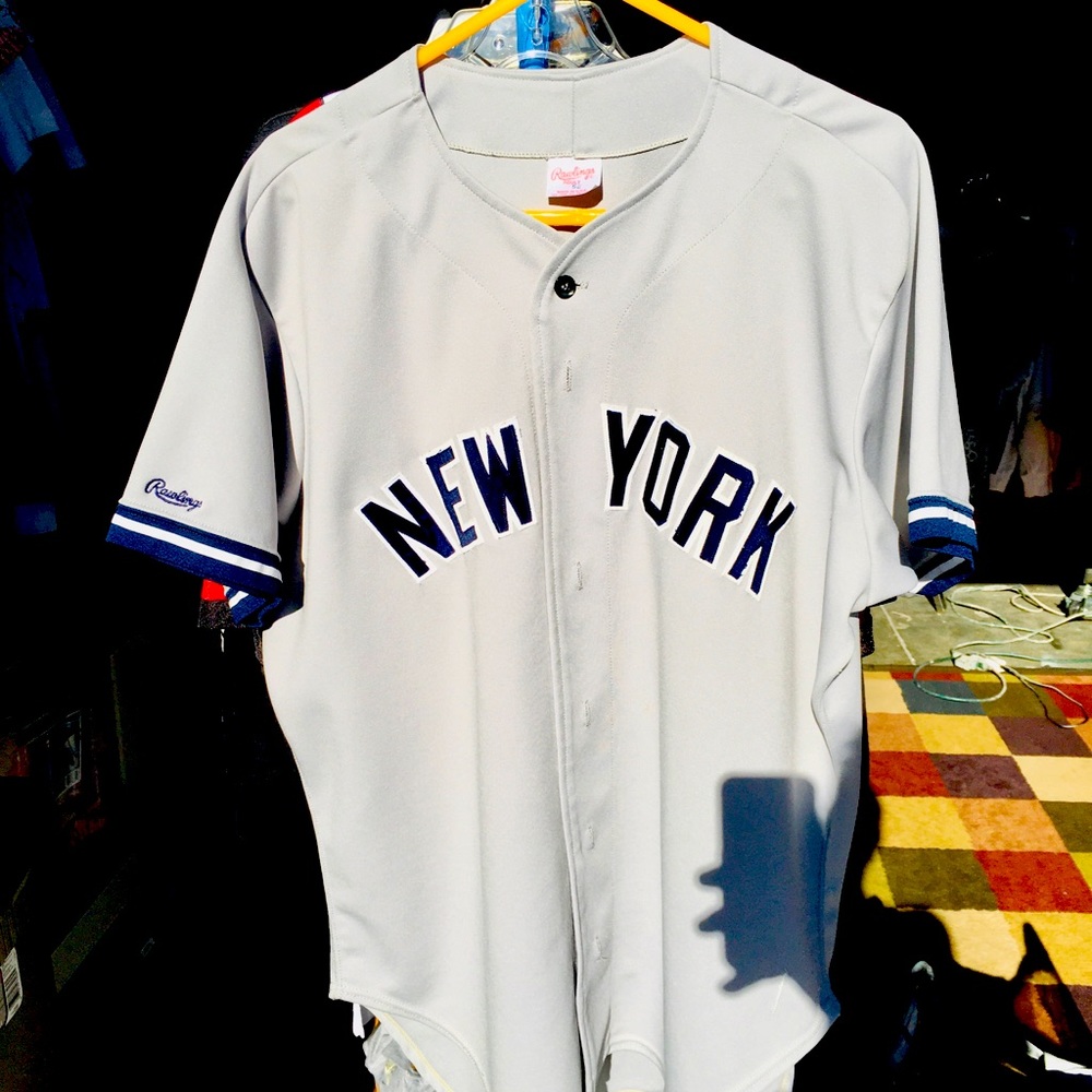 NY YANKEES Rawlings Jersey Retired #6 Official MLB In Excellent Condition